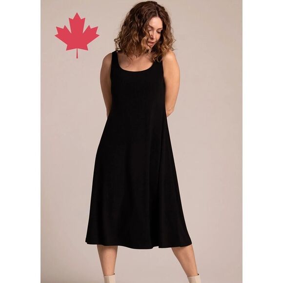 Sympli Square Neck Fit & Flare Dress - Size 10 - NWT - Picture 4 of 6